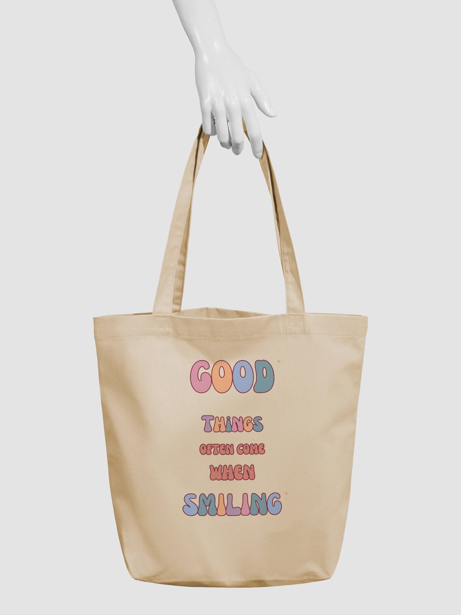 Smile & Carry On Tote Bag product image (3)