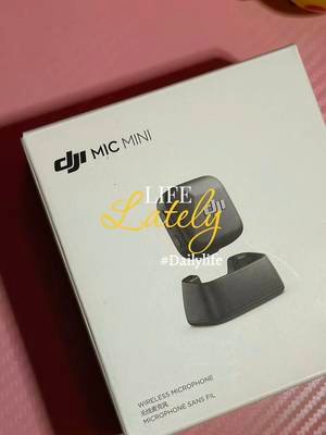 @DJI Official #techgirlie #minimic #creatorpicks 🧡🩷✨🎤 #microcontentcreator  