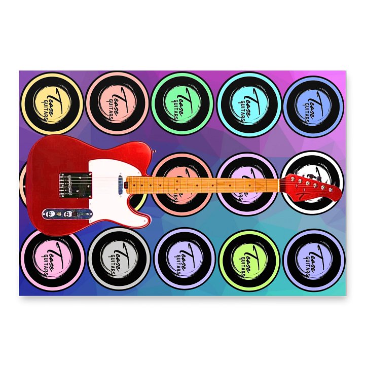 Tease Guitars Wrapping Paper product image (2)
