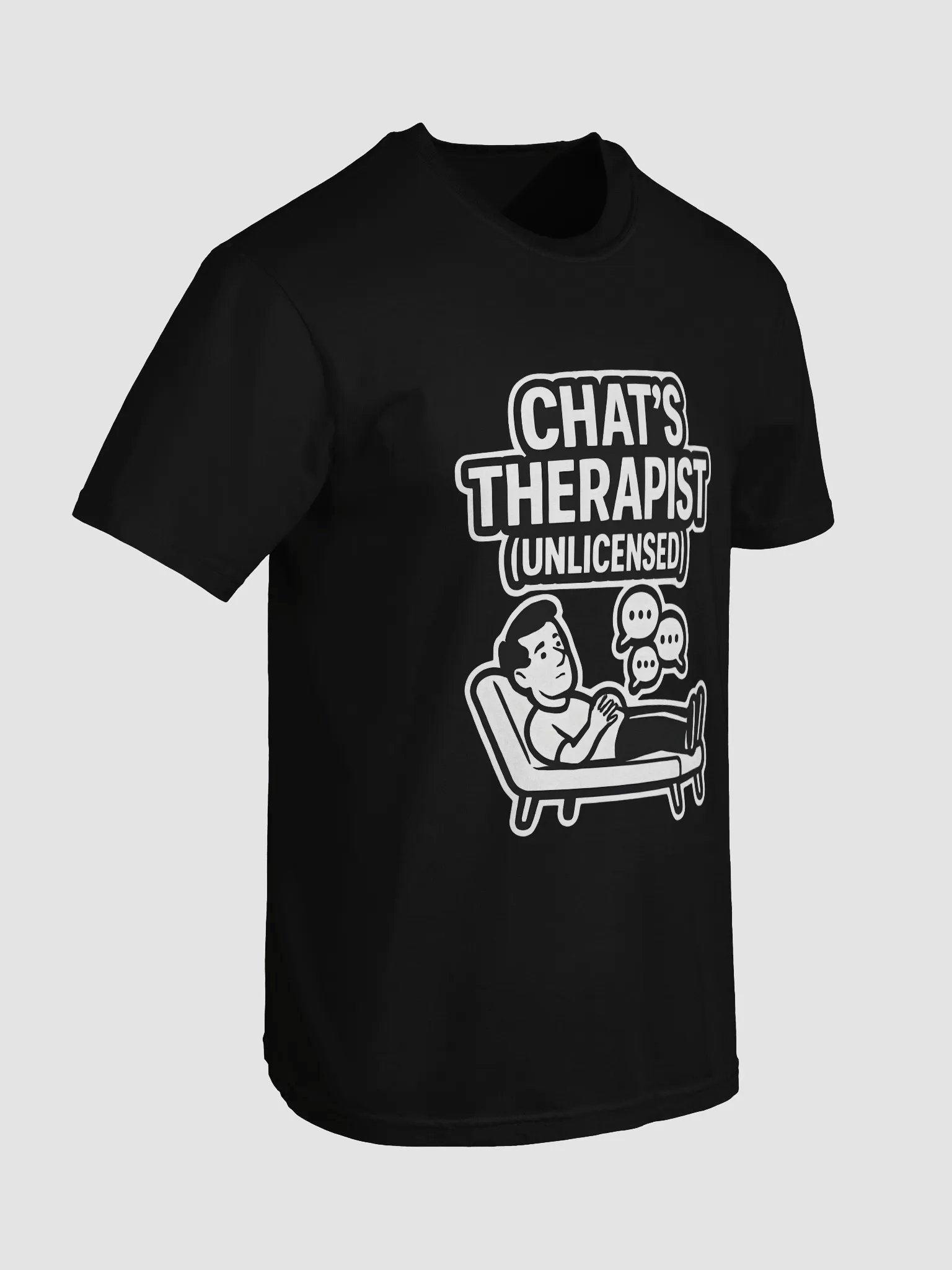 Chat's Therapist Unlicensed Graphic Tee product image (7)