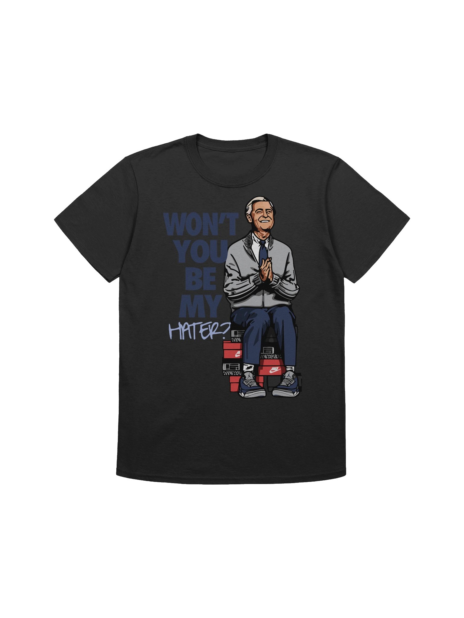 Mr. Rogers Parody – “Won’t You Be My Hater?” Sneakerhead Edition – Gildan Softstyle T-Shirt product image (1)