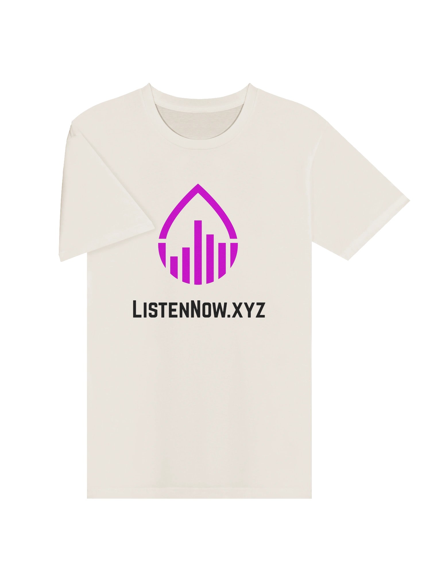 ListenNow.xyz Center Logo T-shirt (light shirts) product image (3)
