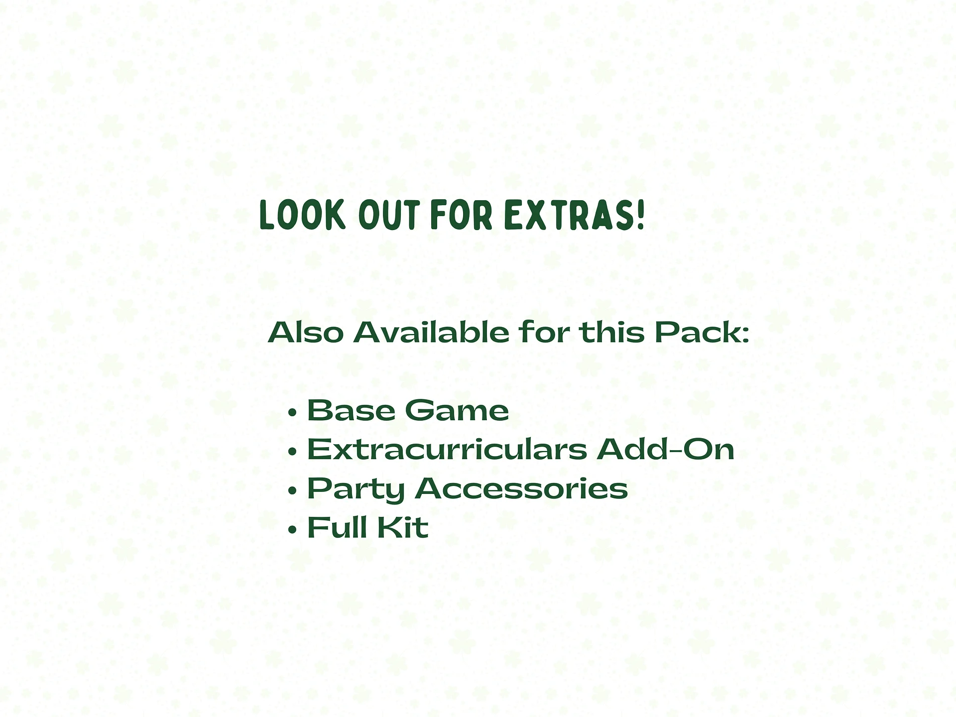 Out of Luck- A Festive St. Patrick's Day Murder Mystery - Invitations Add-On product image (3)