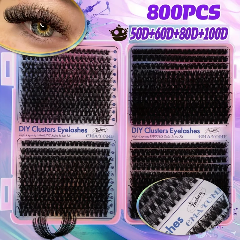 800 Piece Eyelashes Cluster Kit product image (5)