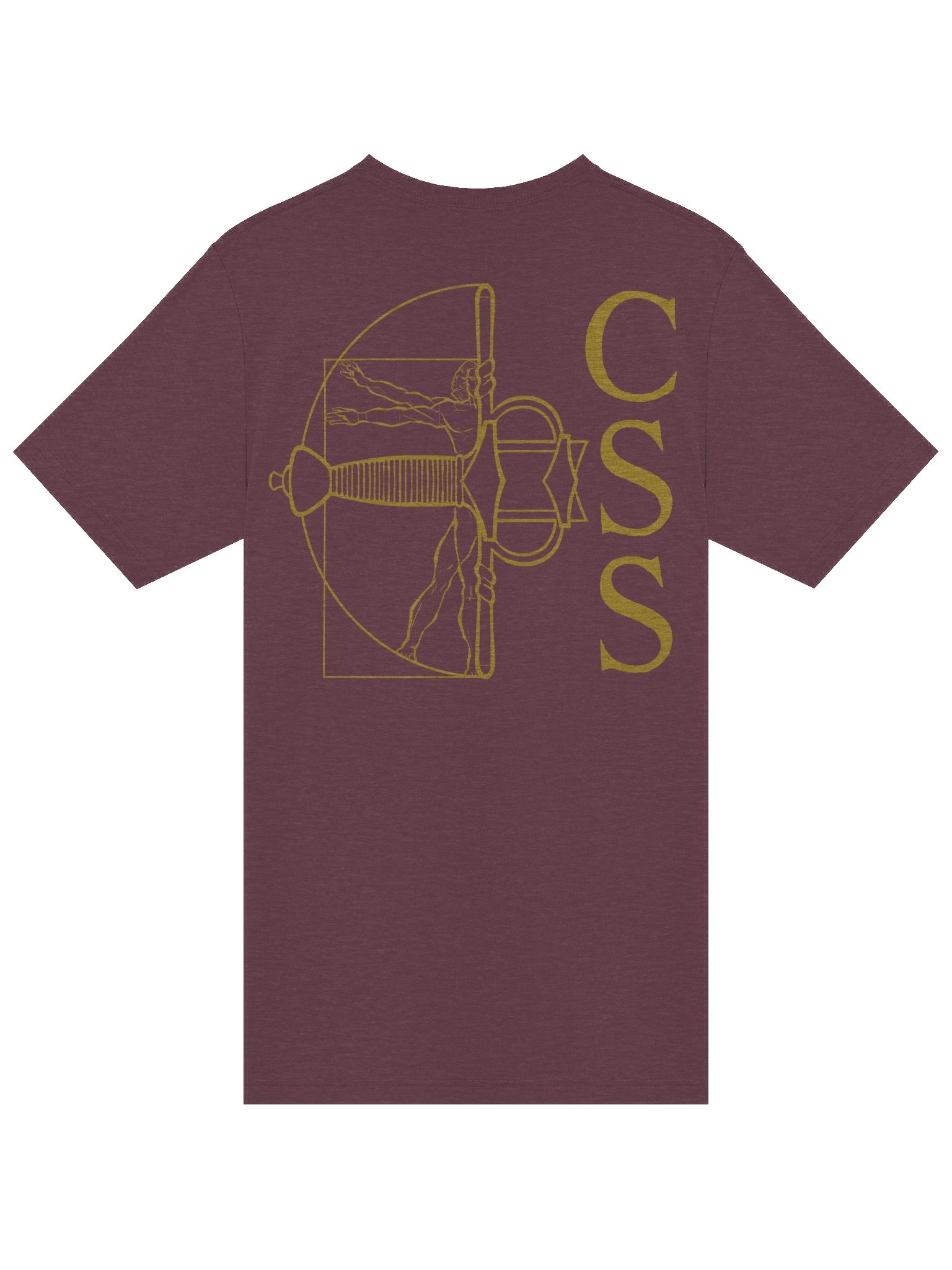 CSS T Shirt Maroon product image (4)