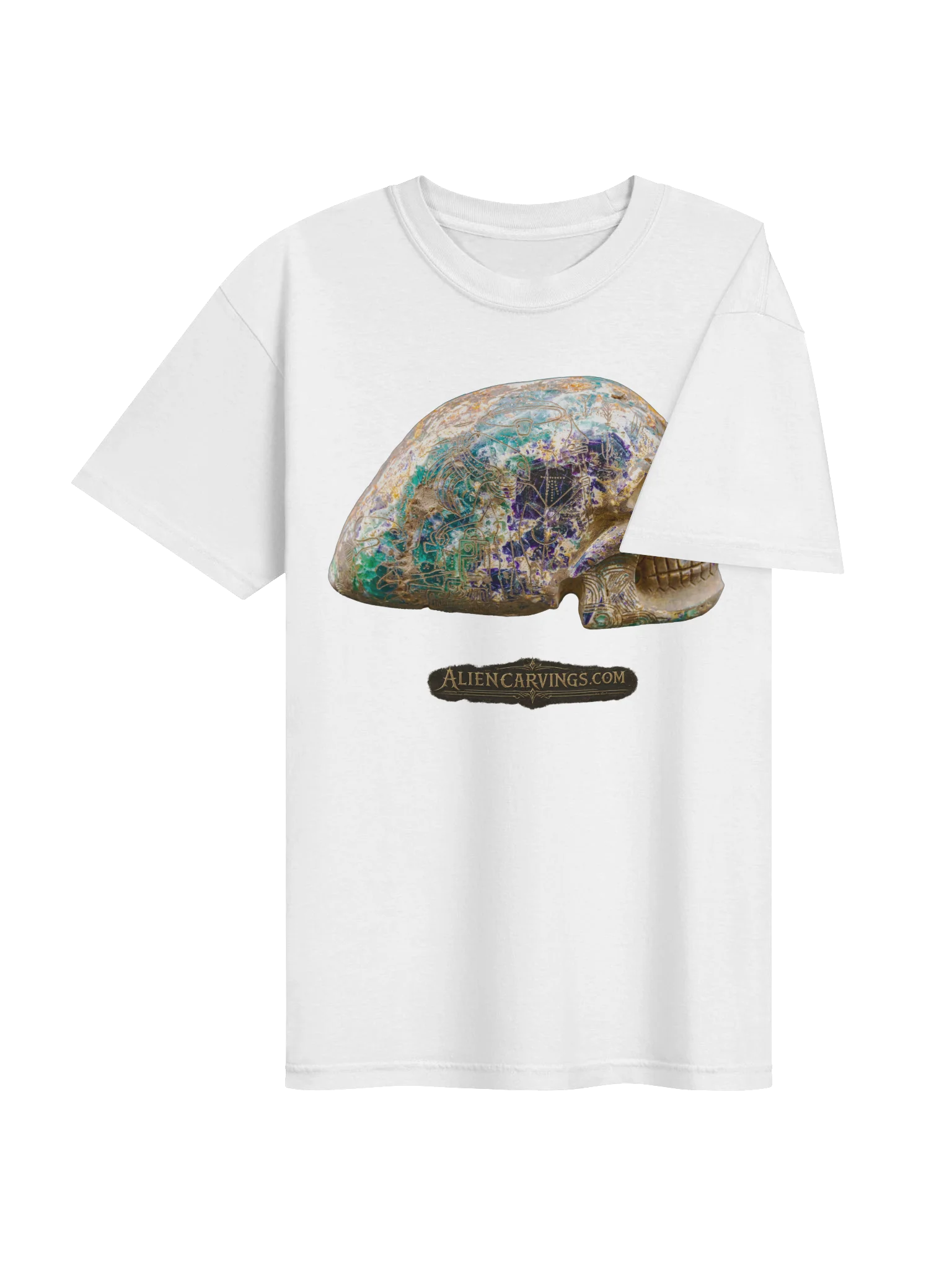 Sealed Fluorite Giant Skull T-Shirt product image (4)
