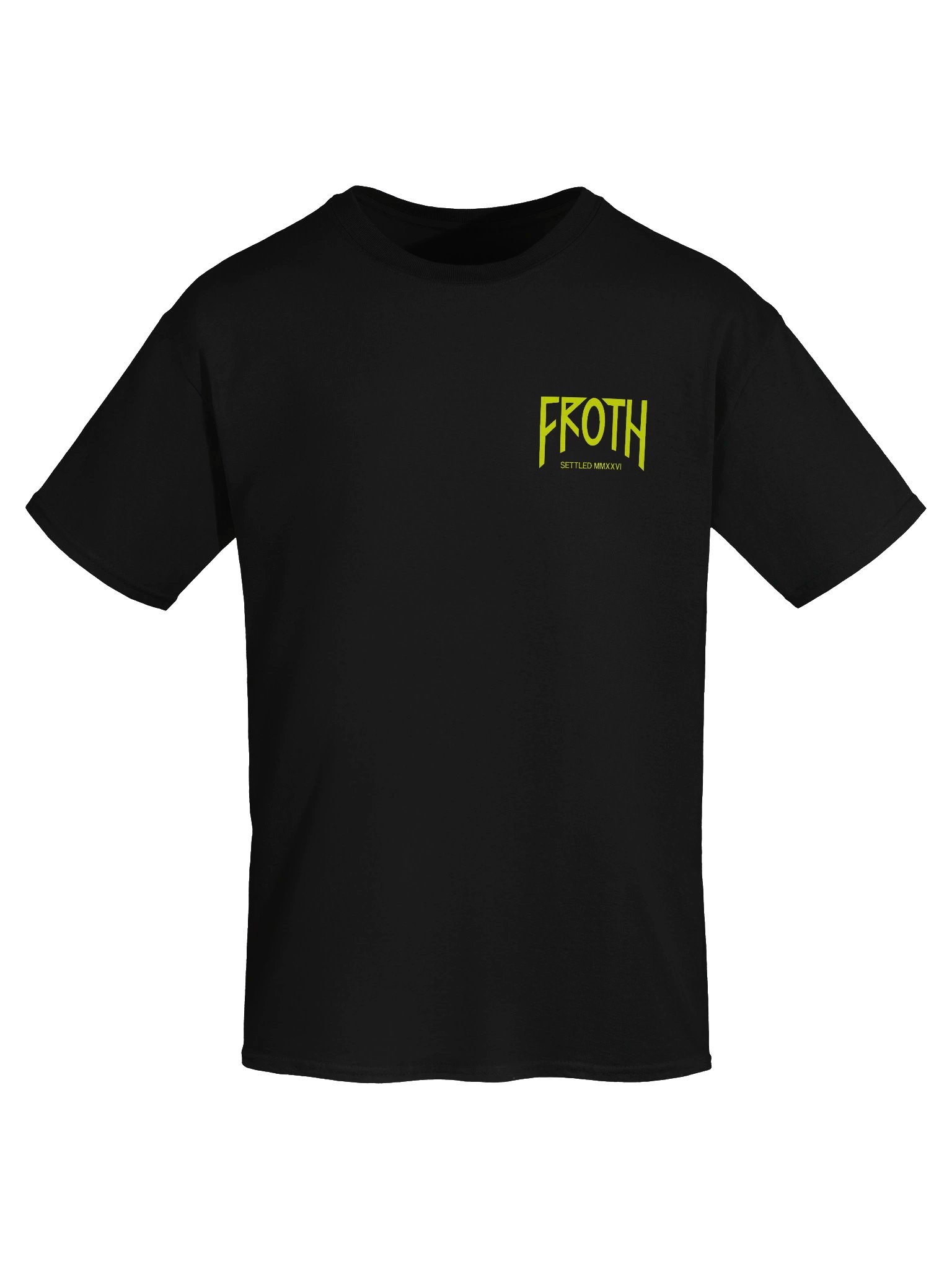 FROTH Octopus Tee - Black / Chartruese product image (5)