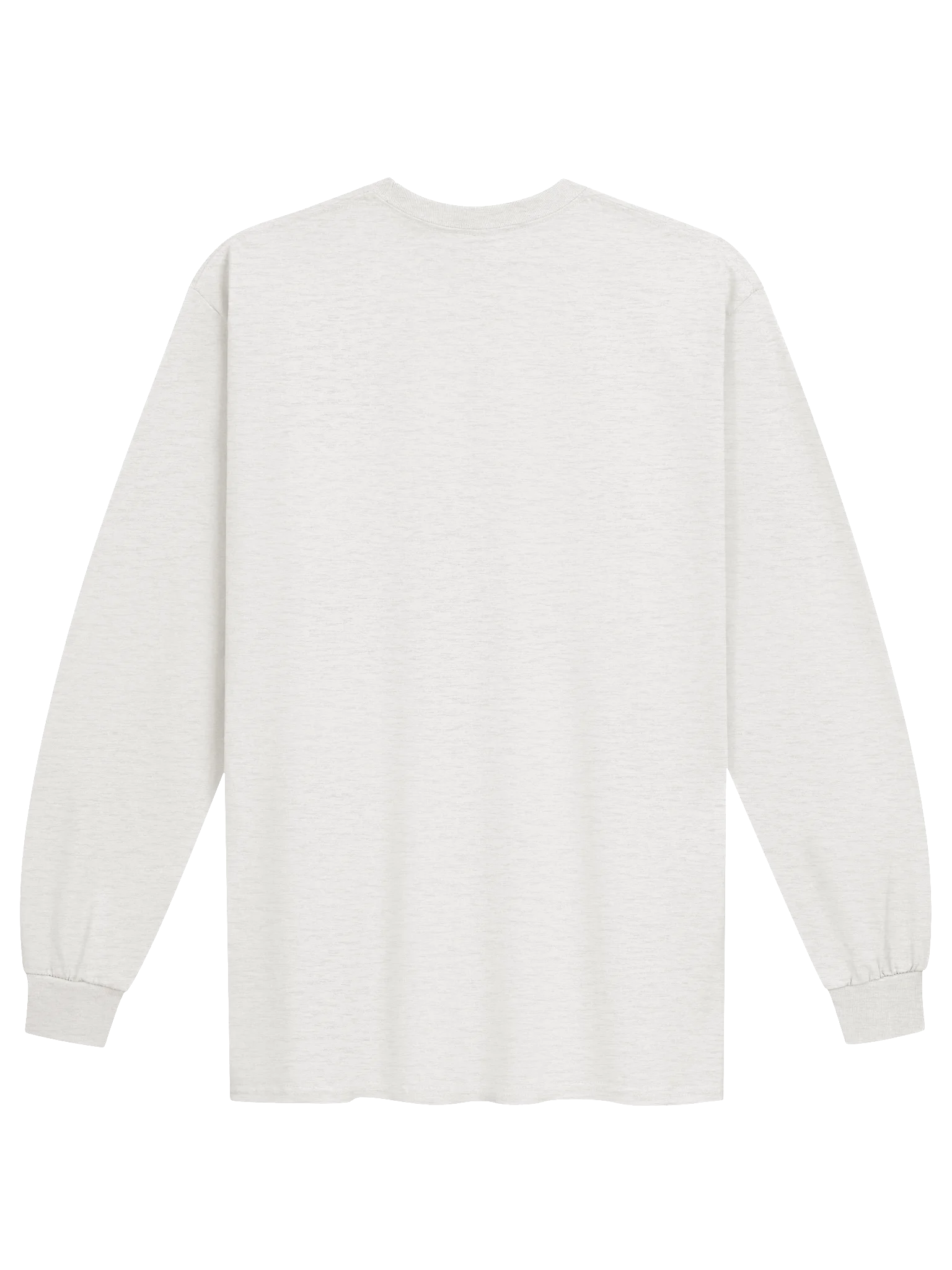 Adult Long-Sleeve Shirt - Very Light Gray product image (2)