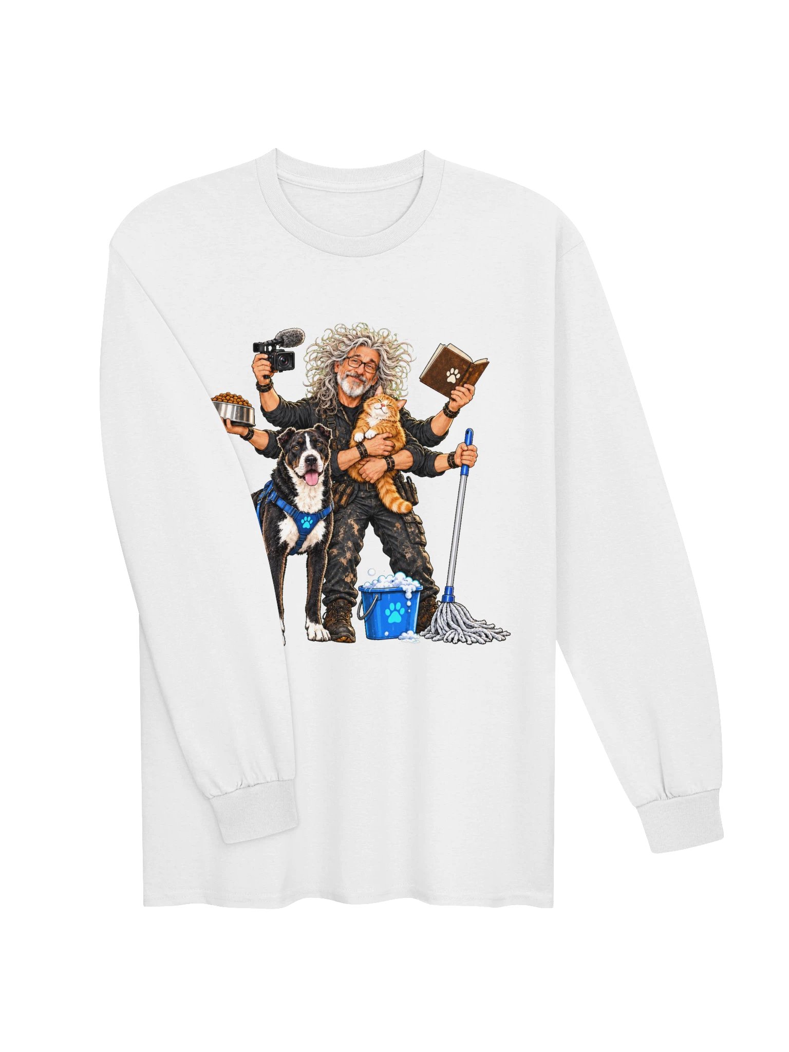 Tierschutz Multitasking – Langarmshirt | Action Animals Serbia product image (2)