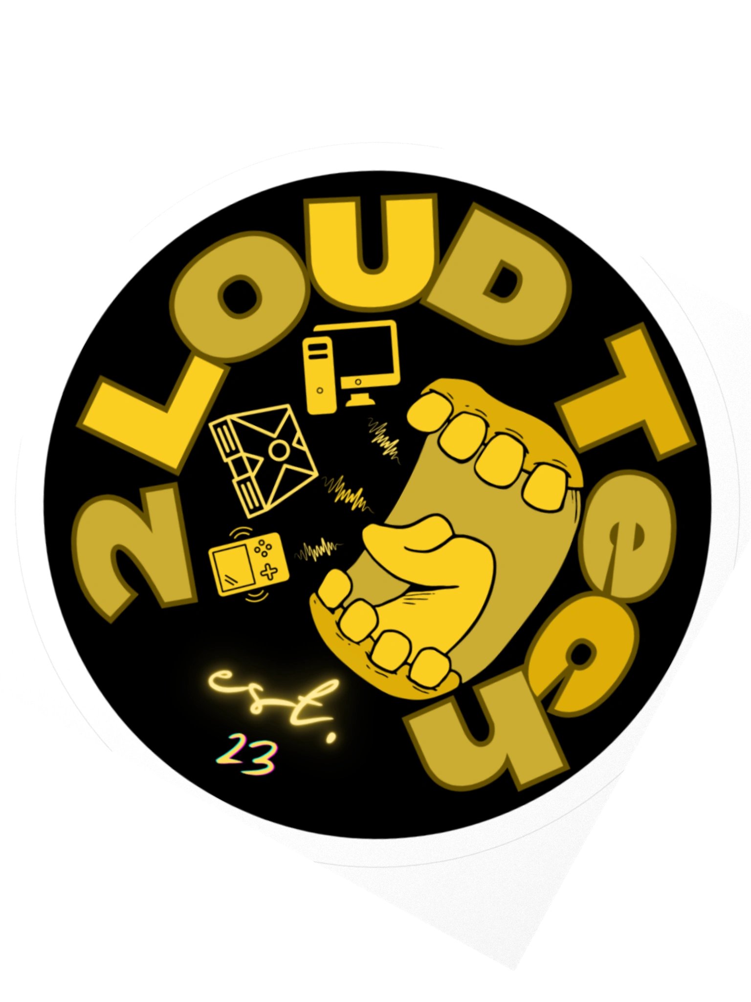 2LOUD Tech Sticker product image (2)