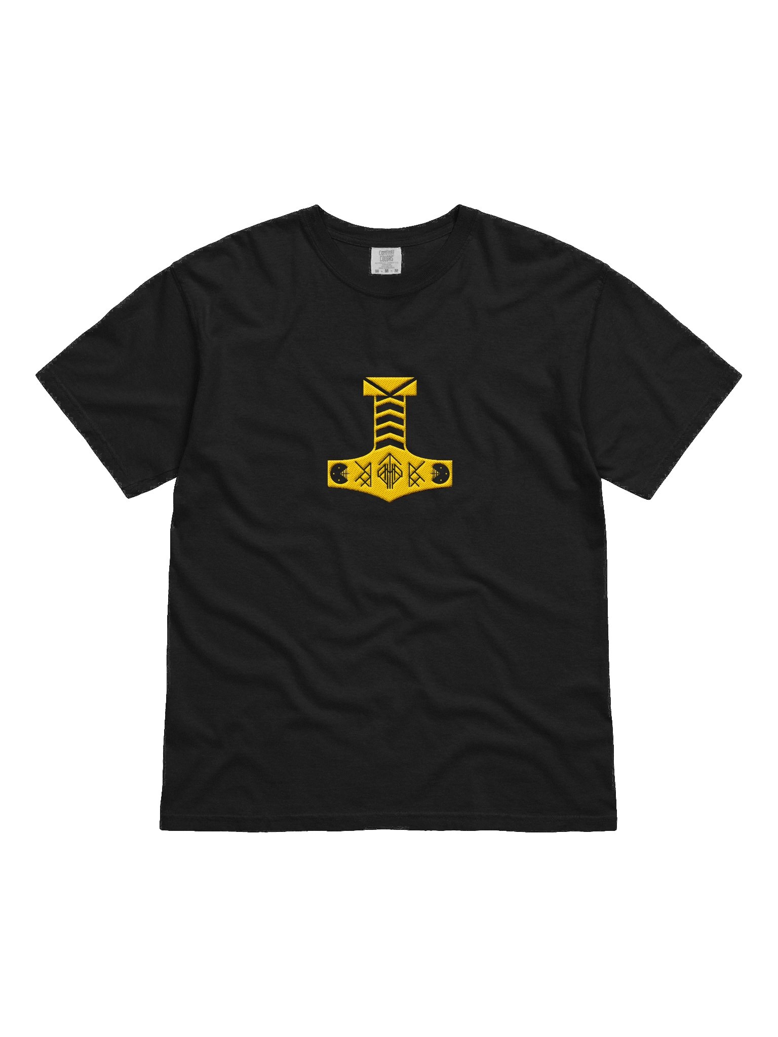 Mjölner with Bindrunes - Big Print T-shirt product image (31)