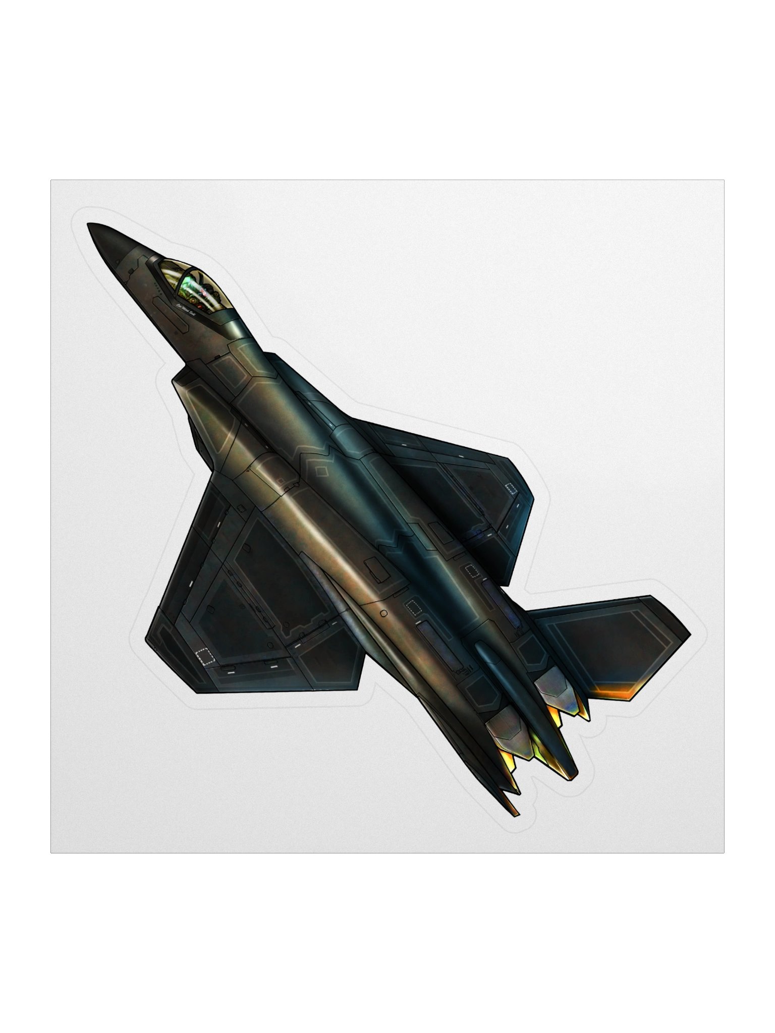 Ifrit - Spec Ops Black (5.5 inch Sticker) product image (1)