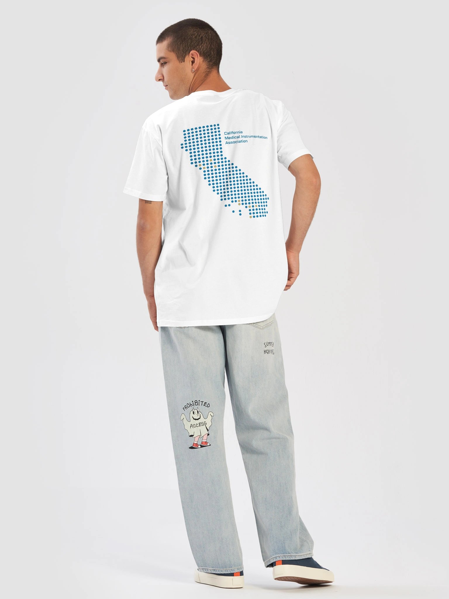 CMIA White/Light Premium T-Shirt / Map — Color Logo product image (17)