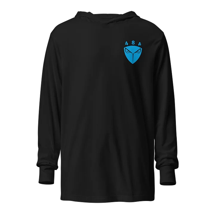 484 Face Logo Long Sleeve Hooded Tee product image (2)
