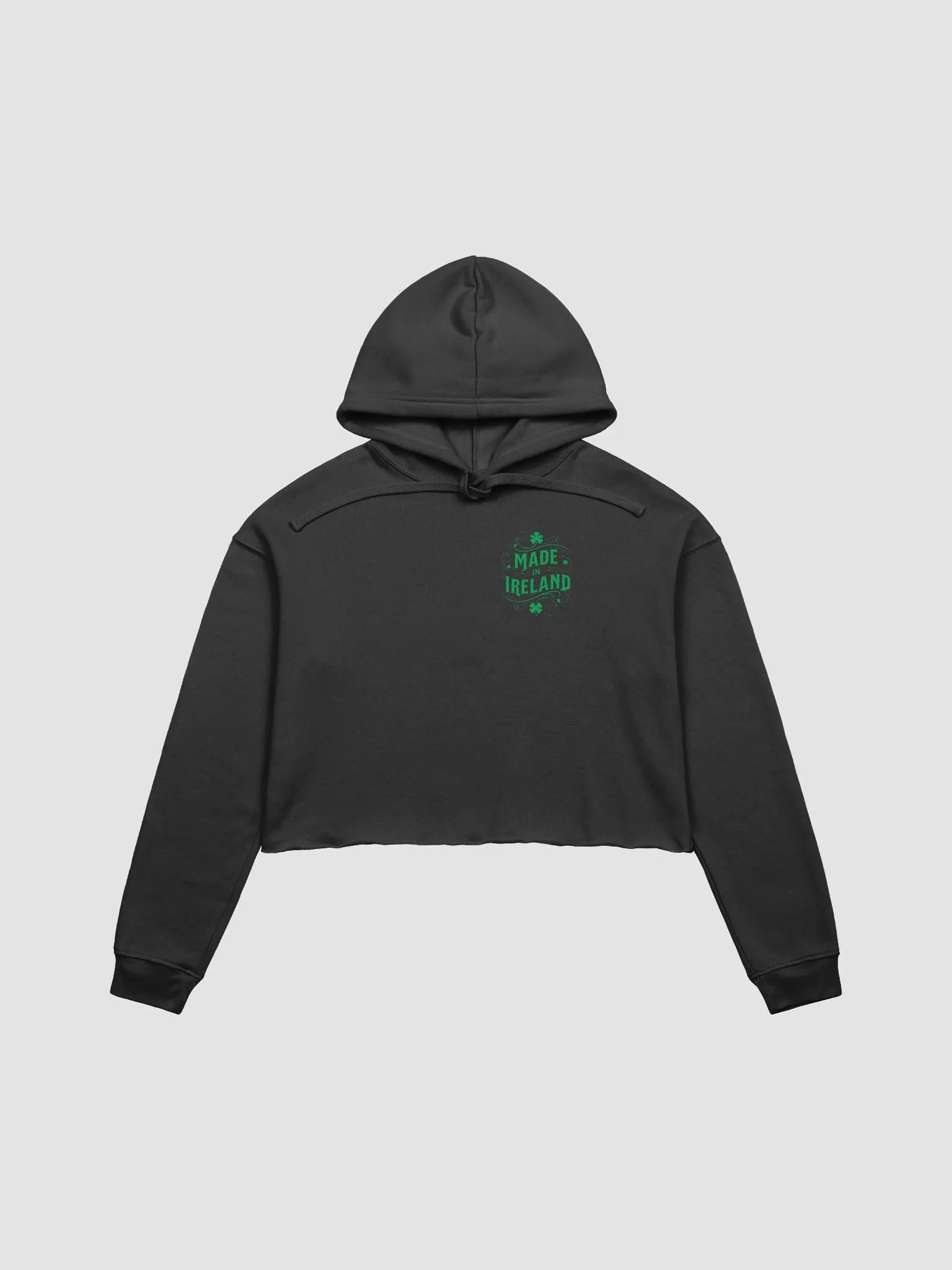 St Patrick's Day Crop Hoodie product image (1)
