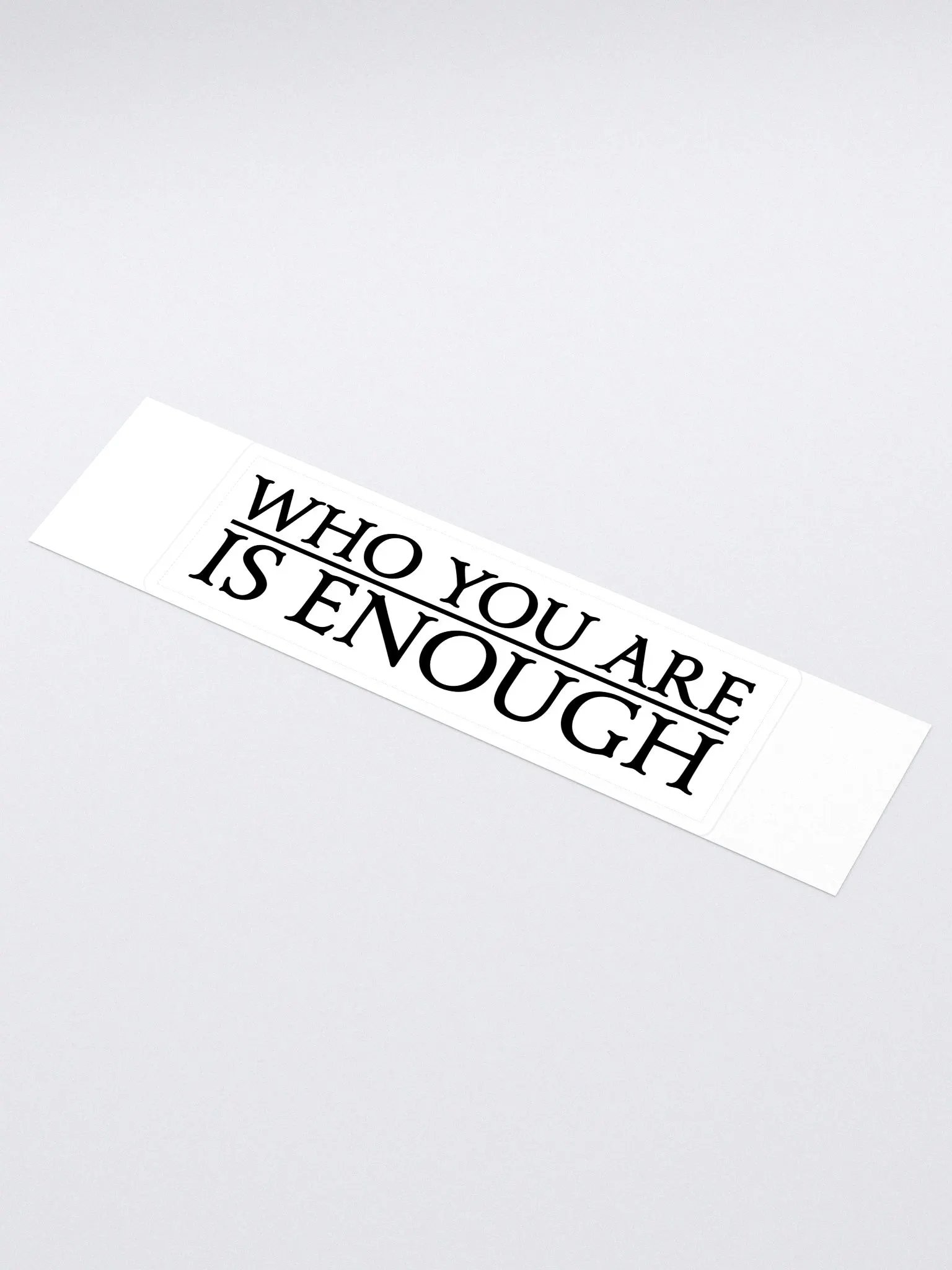 Elven Heartbound Sticker ~ "WHO YOU ARE IS ENOUGH" product image (1)