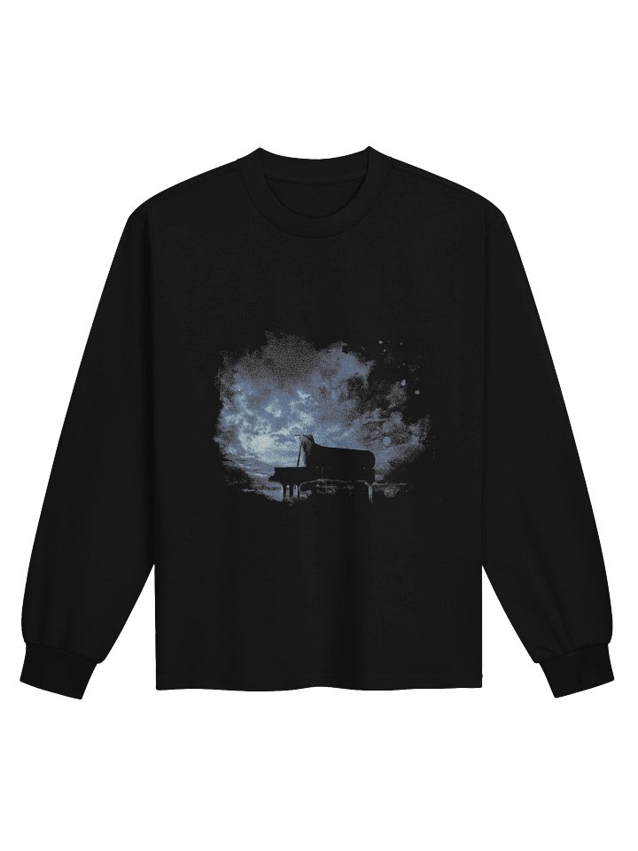 Sky text-free piano design long-sleeve shirt product image (1)