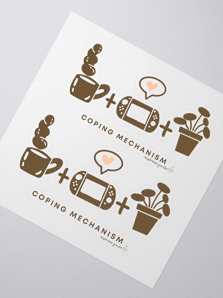COPING MECHANISM STICKER product image (1)