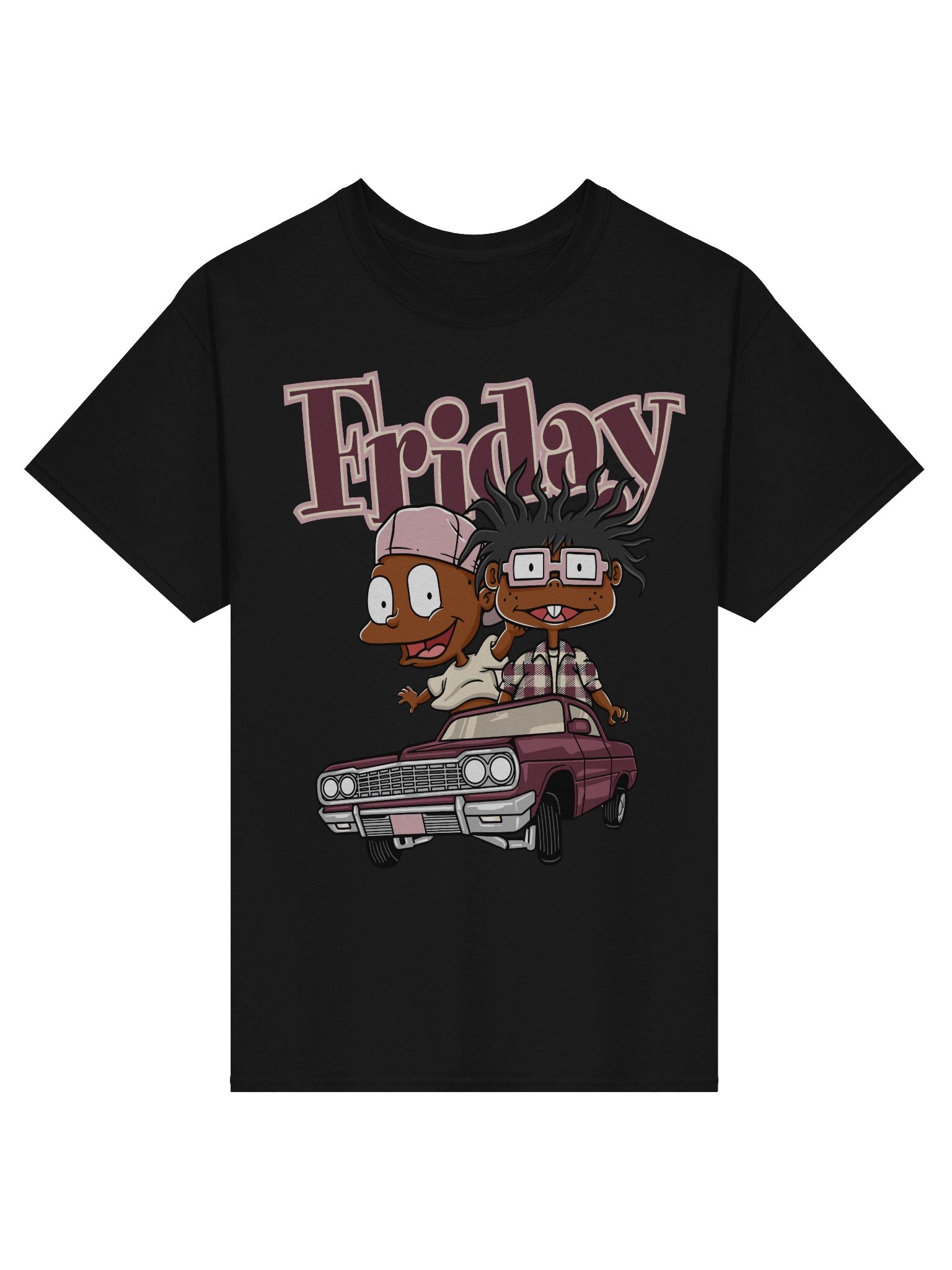 Weekend Drive Cartoon T-Shirt - Unisex T-Shirt – Premium Printed T-Shirt for Everyday Casual & Streetwear product image (1)