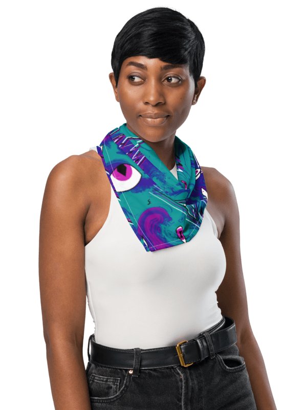 Eye and Lightning Magic (Overdose colours) Bandana product image (7)