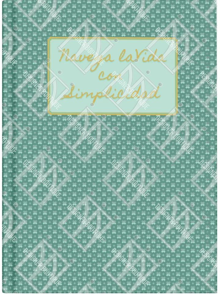 New ProductNavega la Vida con Simplicidad Agenda Sin Fecha Impresa - (Spanish Edition) product image (1)