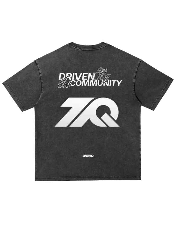 Driven by the Community: Snow Washed Heavyweight Oversize T-Shirt product image (2)