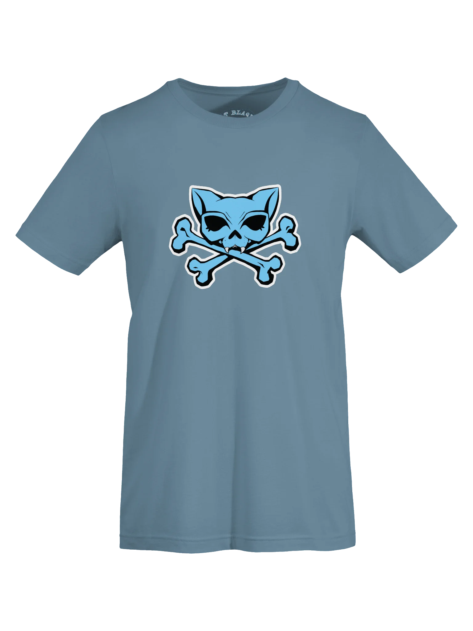 Blue Kat Skull Shirt product image (45)
