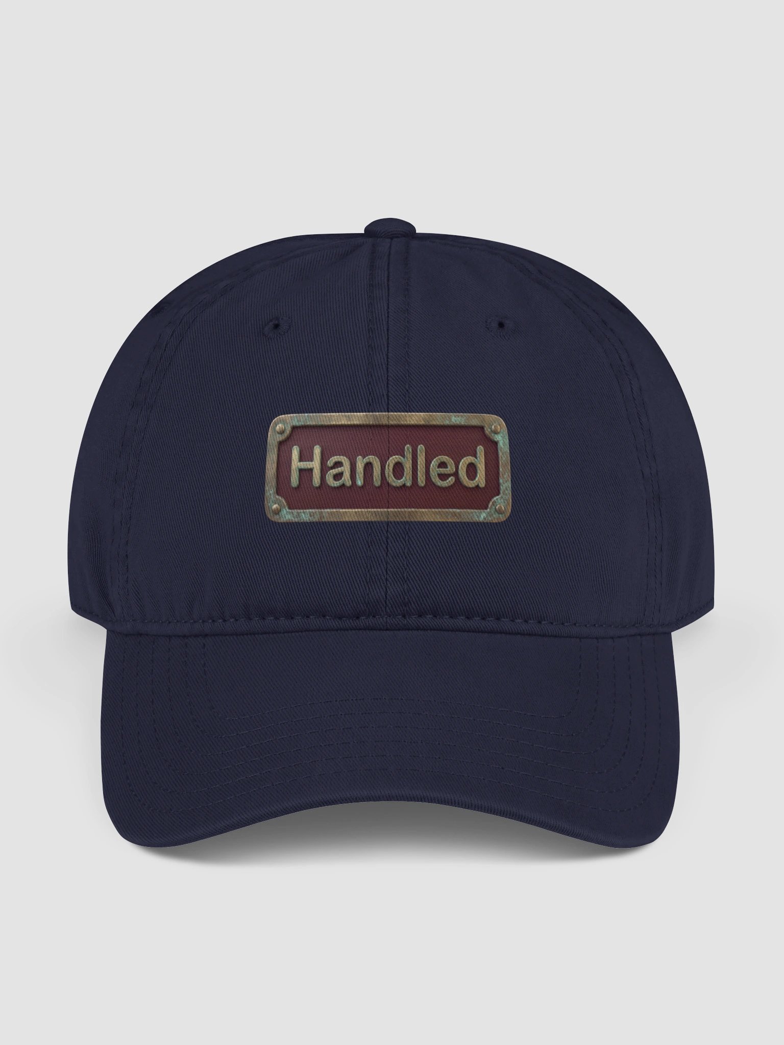 Handled logo cap product image (1)
