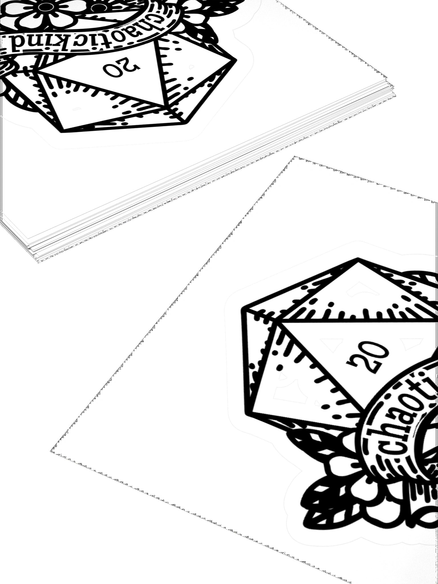 Chaotic Kind Kiss Cut Sticker product image (11)