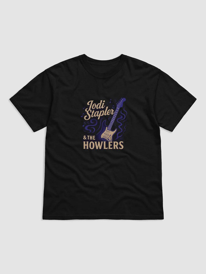 Smokin’ Strings” Tee – Jodi Stapler & The Howlers product image (1)