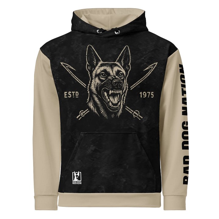 Quint's Land Shark Fishing - Premium Adult Unisex All Over Print Hoodie product image (2)