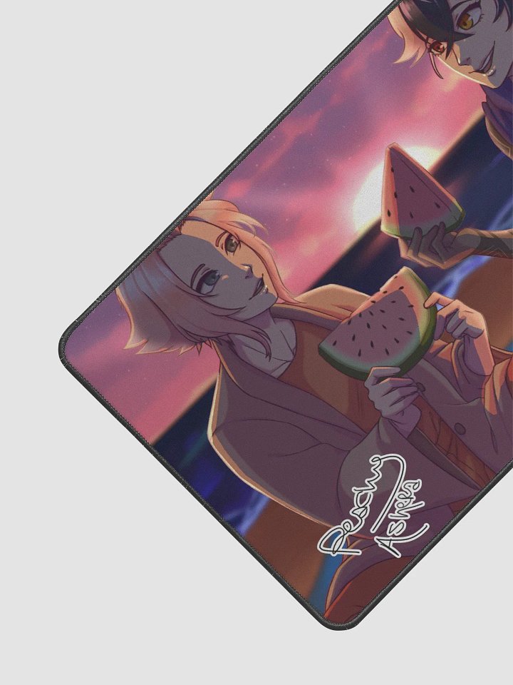 PeachyAshera Collab Desk Mat (Signed) - 12" x 22" product image (2)