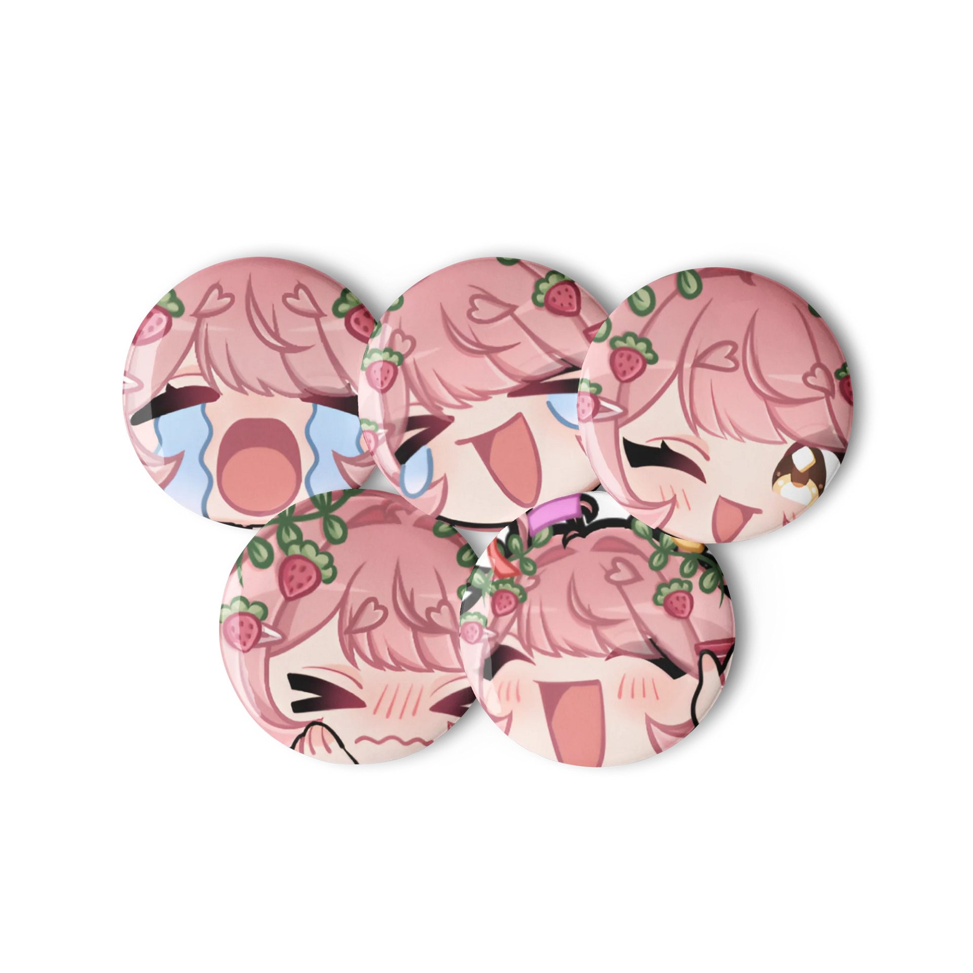 Pixy Emote Pin Set product image (2)