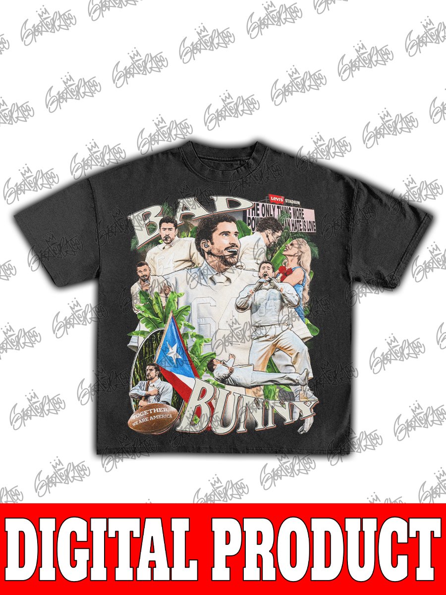 Bad Bunny Super Bowl LX Halftime Show 2026 Most Watched Performance Vintage Bootleg Graphic product image (1)
