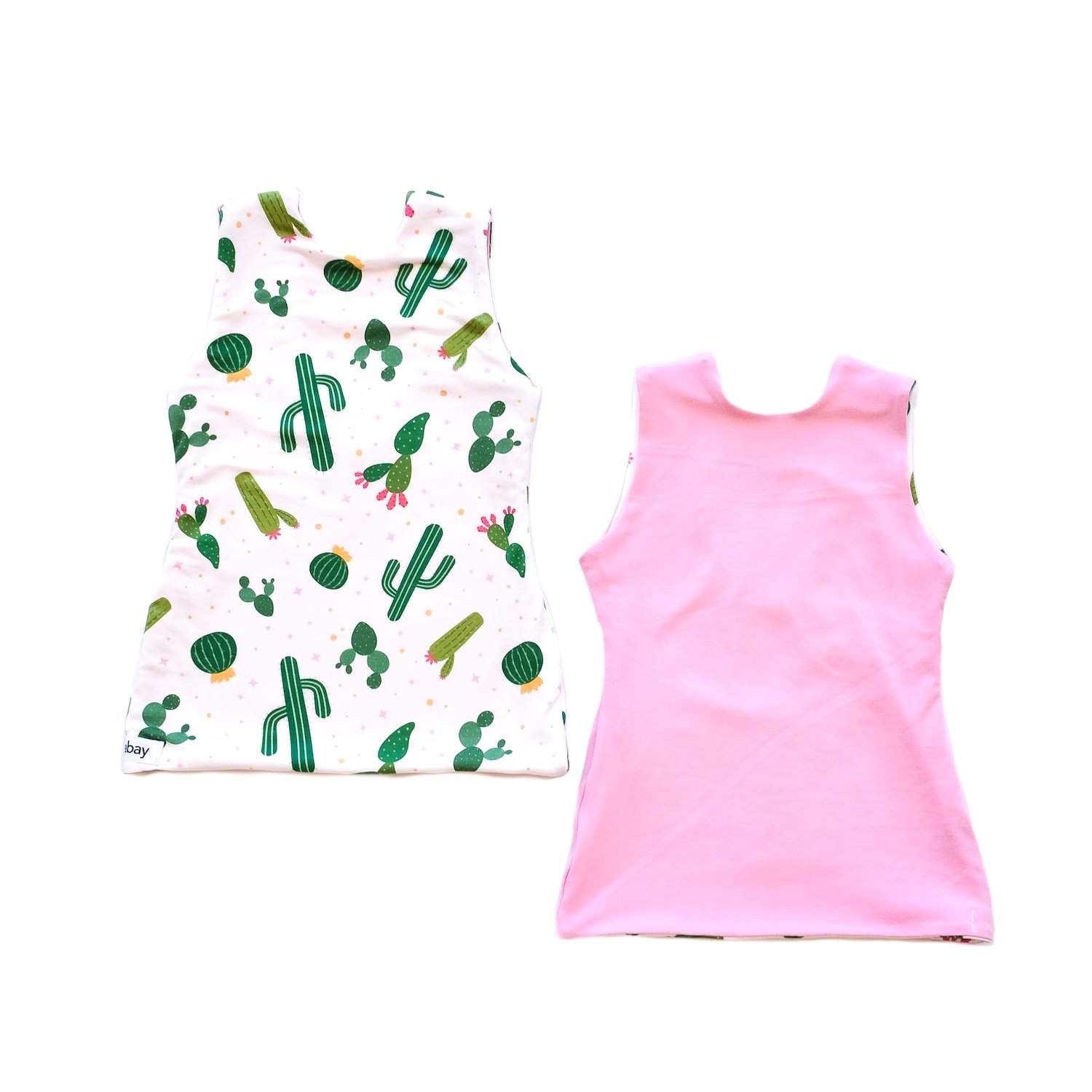 Cactus & Pink Reversible Fitted Top product image (1)
