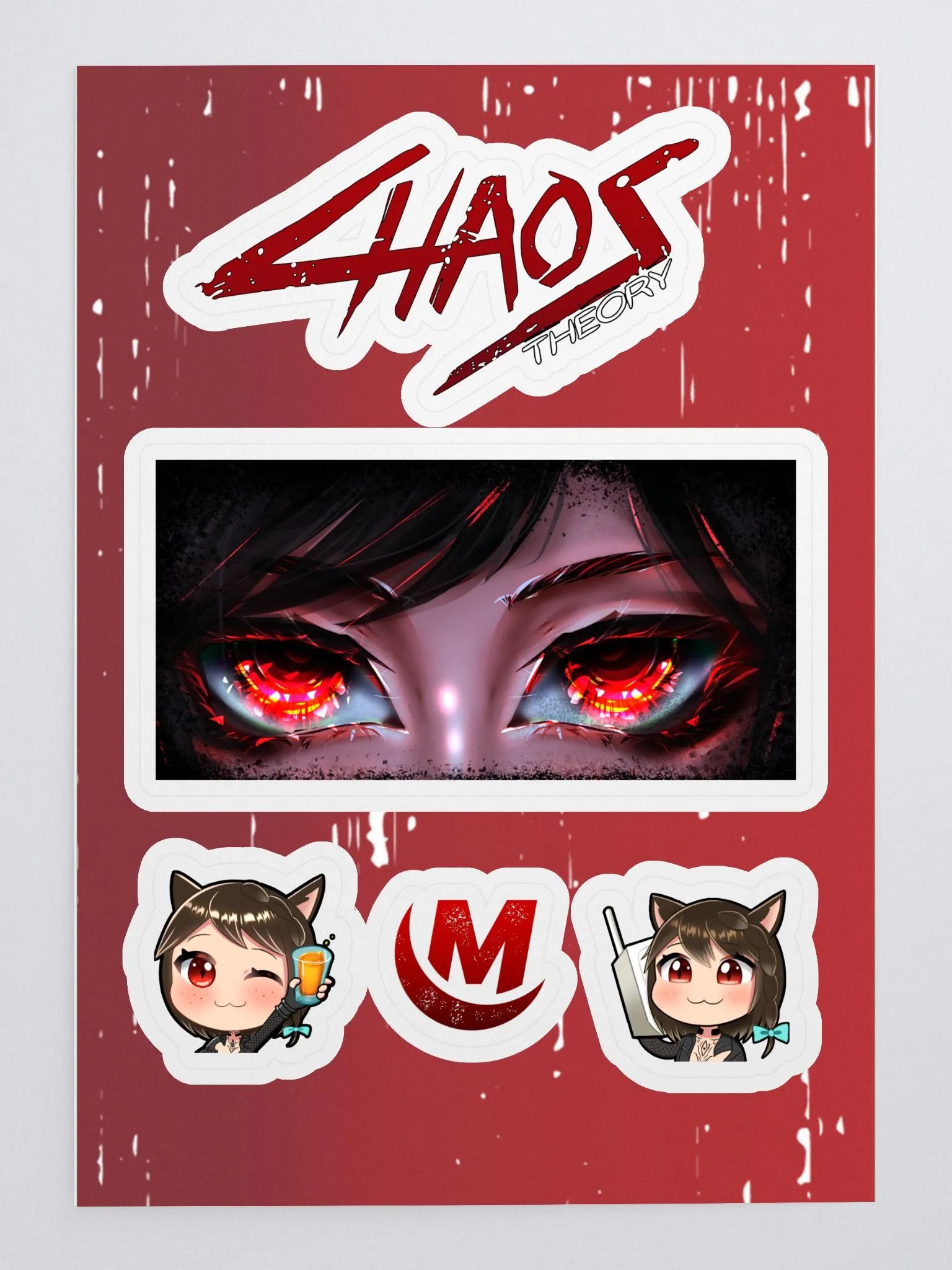 Minai x Chaos Theory 2024 Stickerset product image (3)