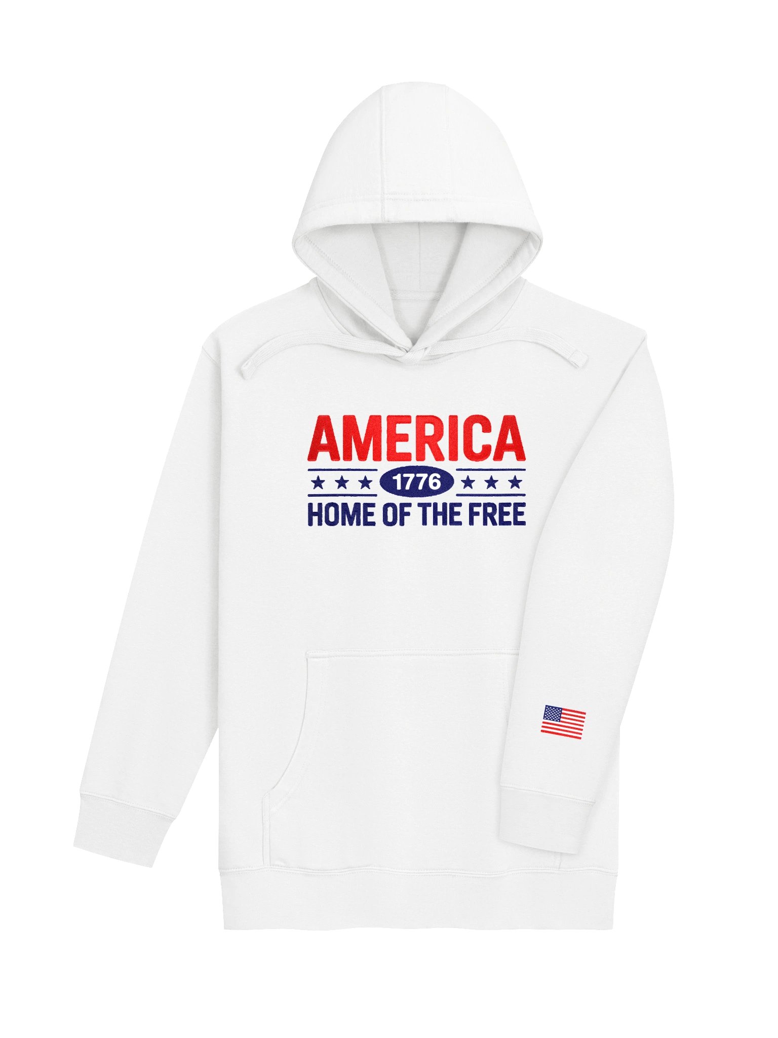 America 1776 - Embroidered Hoodie (Unisex) product image (4)