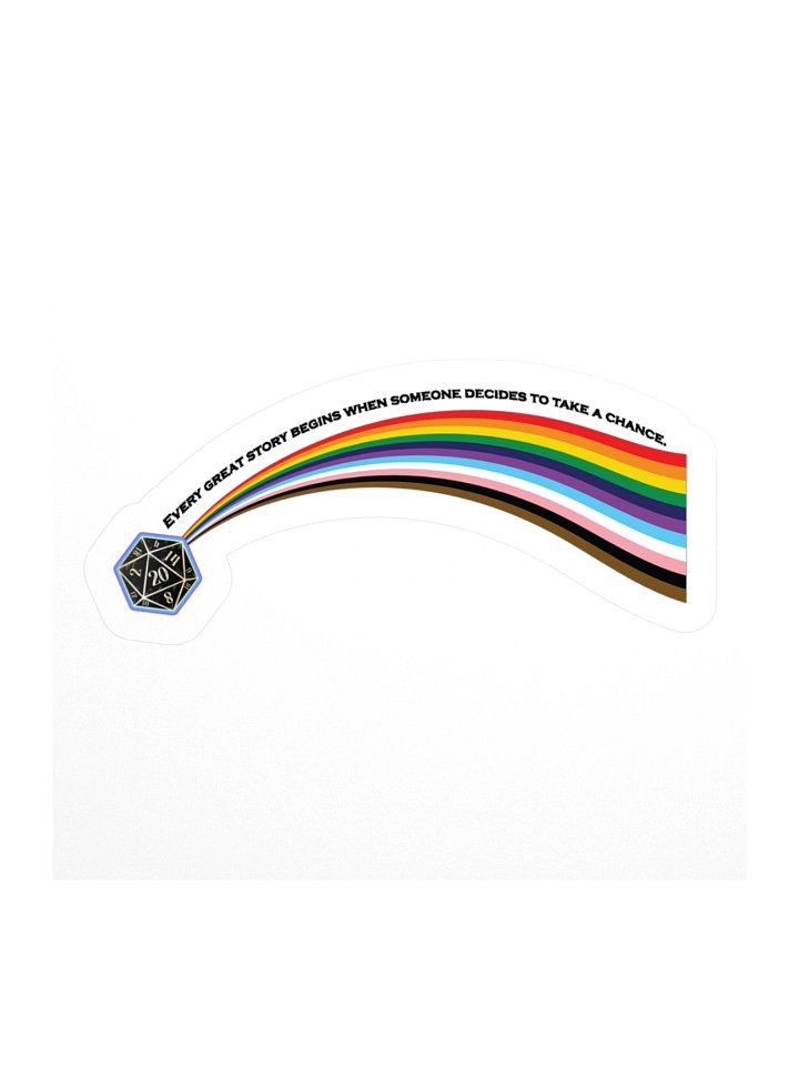 Pride Edition Sticker: "Every Great Story Begins..." product image (1)