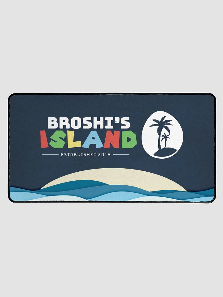 Broshi's Island Deskmat 15.5x31.5 Inches product image (1)