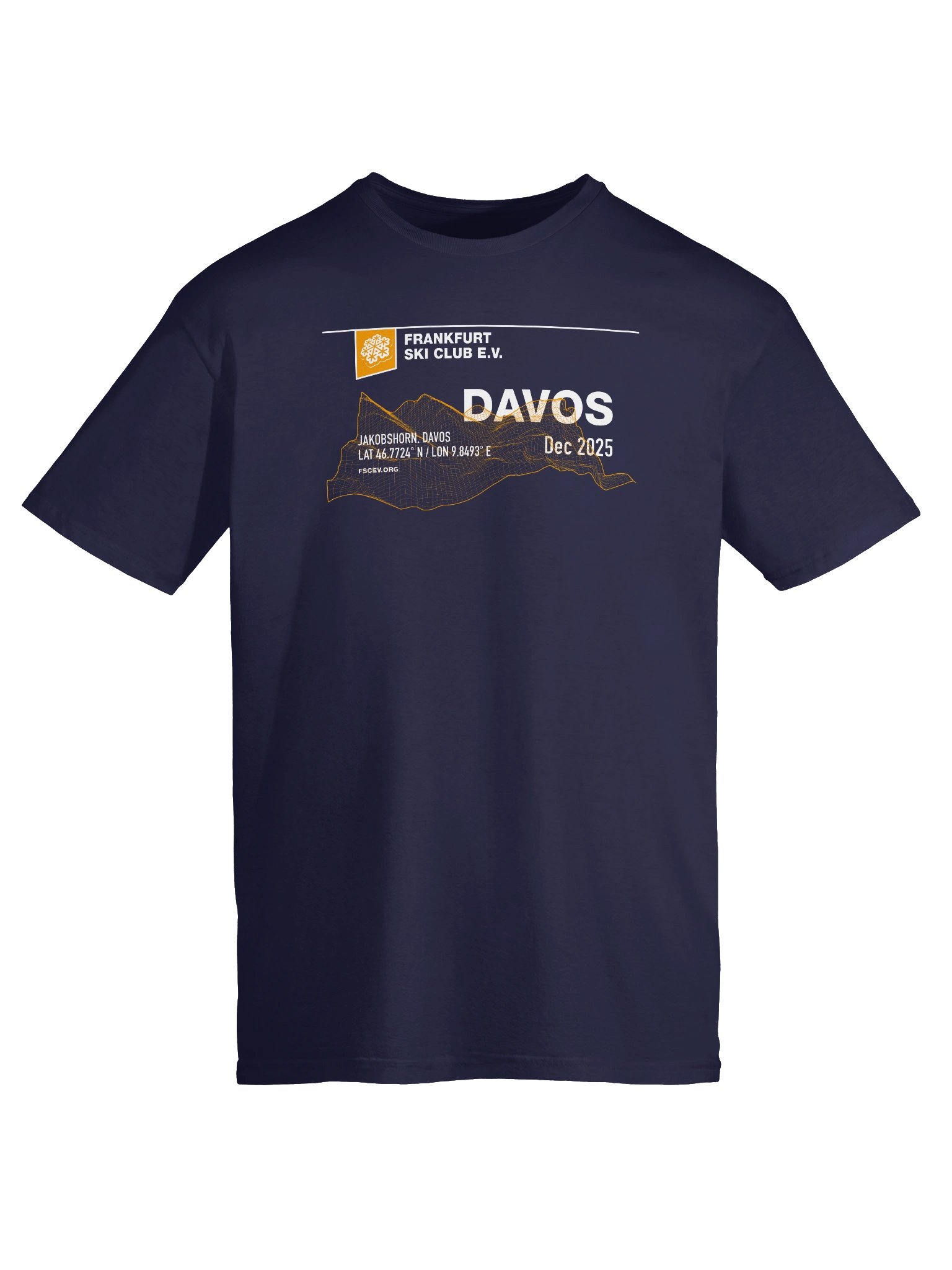 Davos / Jakobshorn Coordinates (front only print) product image (3)