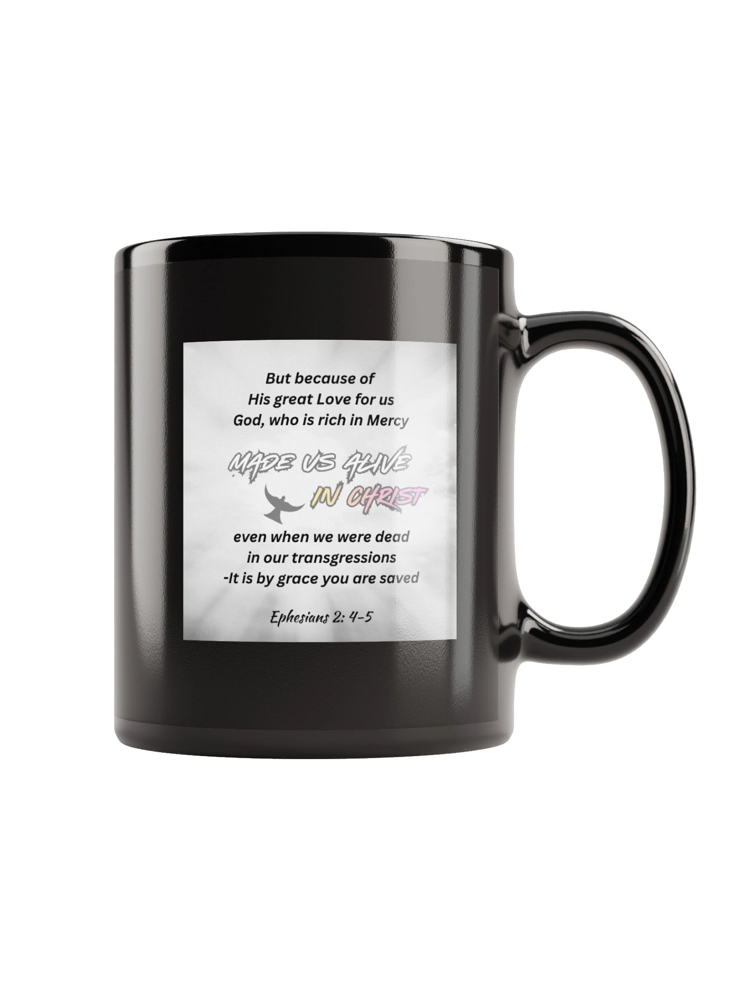 MUA Mug with bible verse (logo outward facing) product image (3)