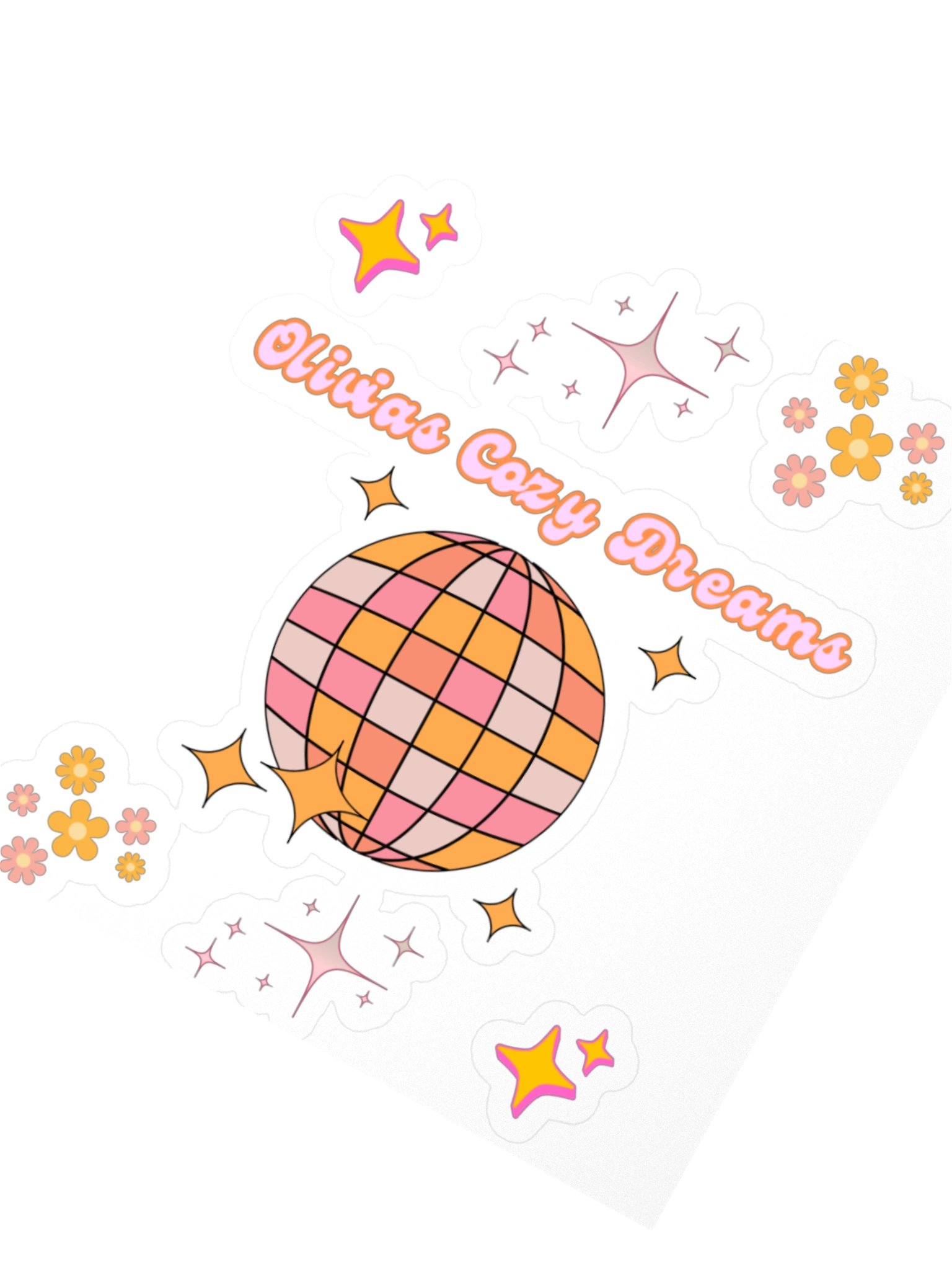 Olivias Cozy Dreams | Retro Sticker product image (3)