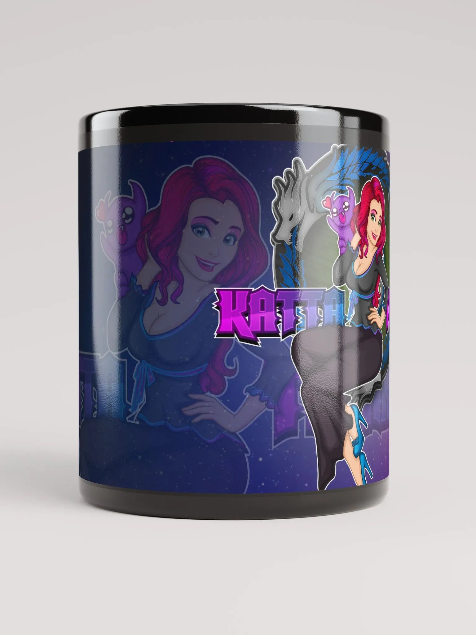 Black Kattatonia Mug product image (1)