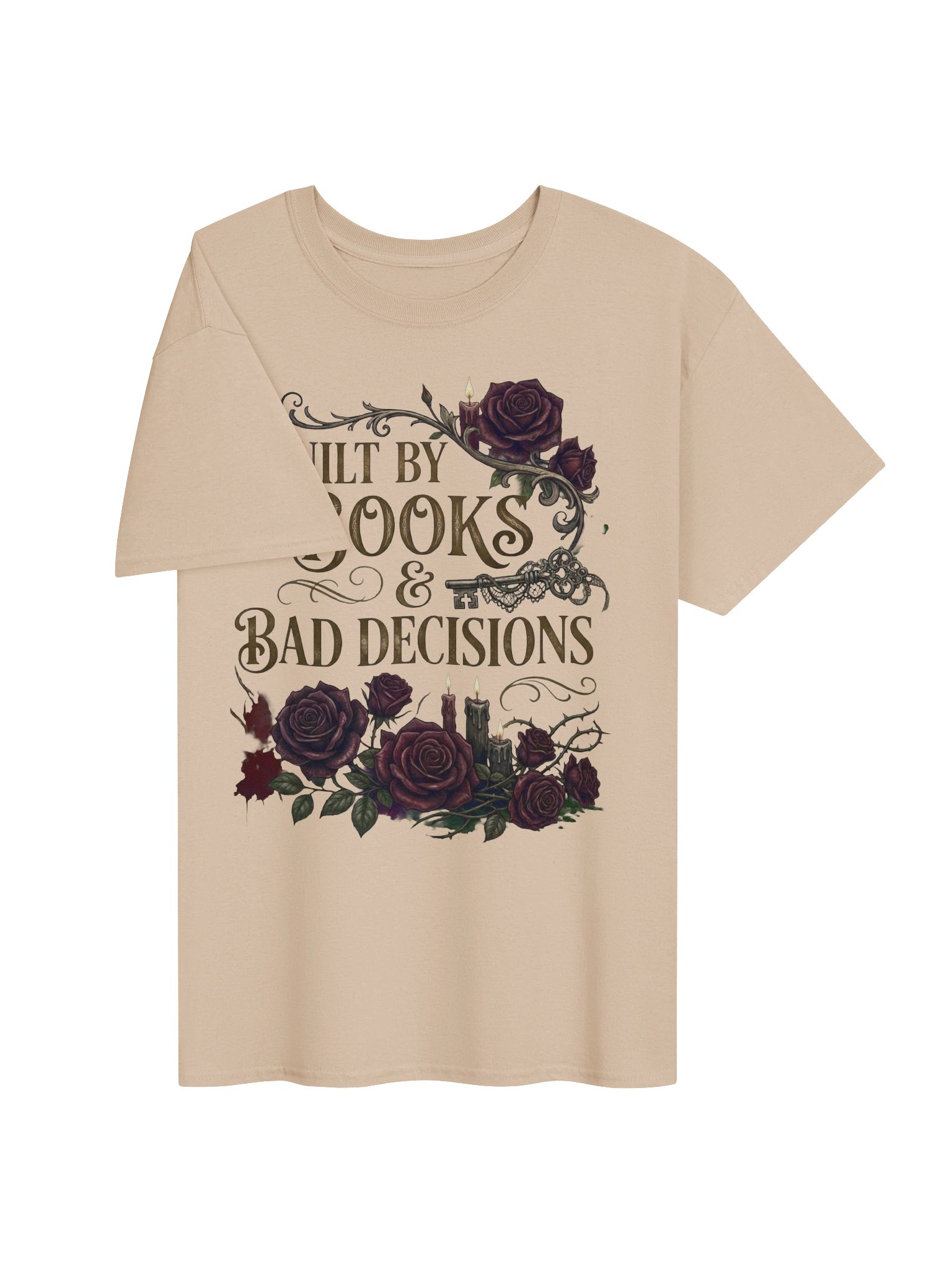 Built by Books and Bad Decisions Comfort Tee | Dark Romance & BookTok Merch product image (32)