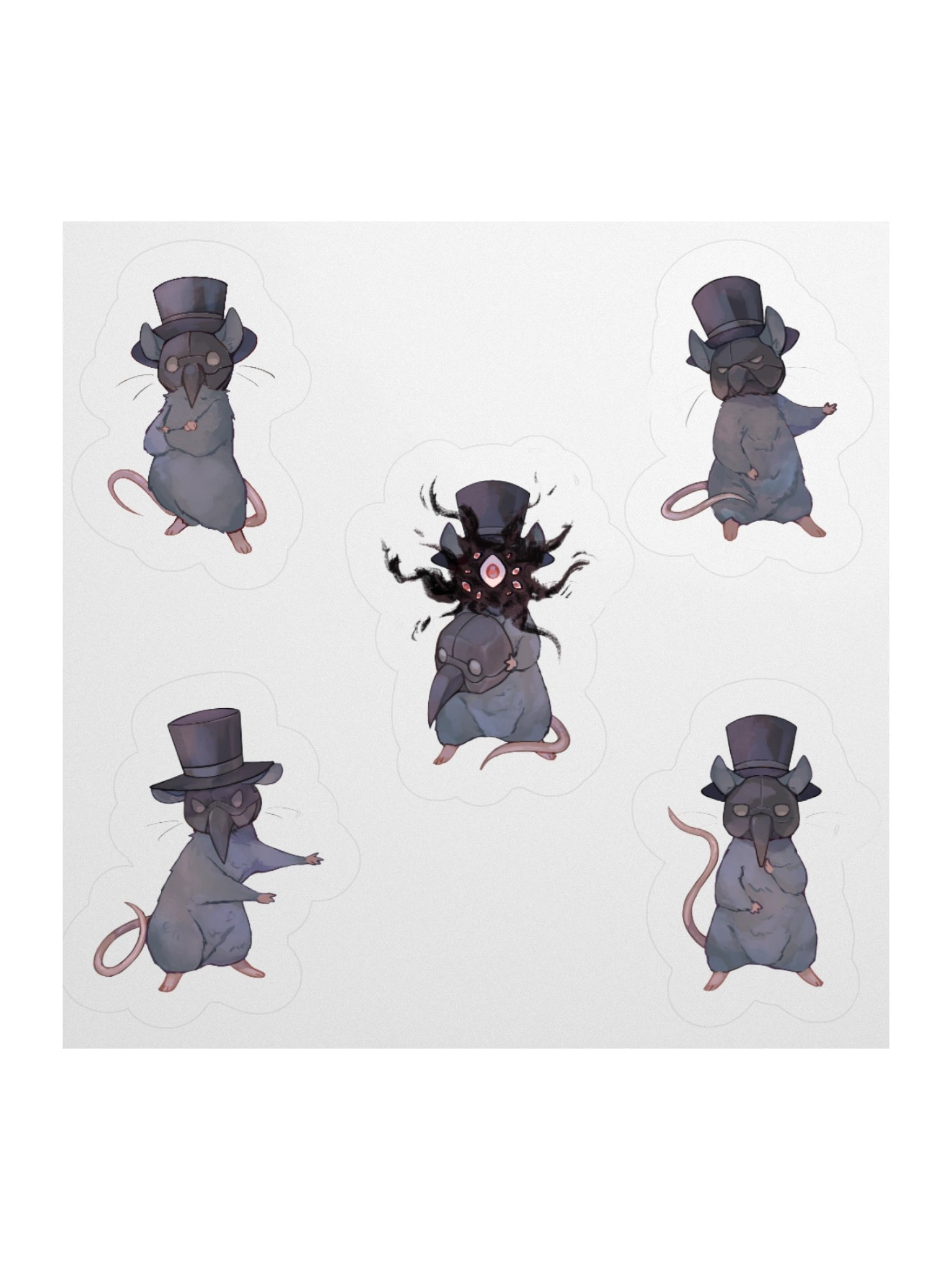 Crispy Rat Stickers product image (2)