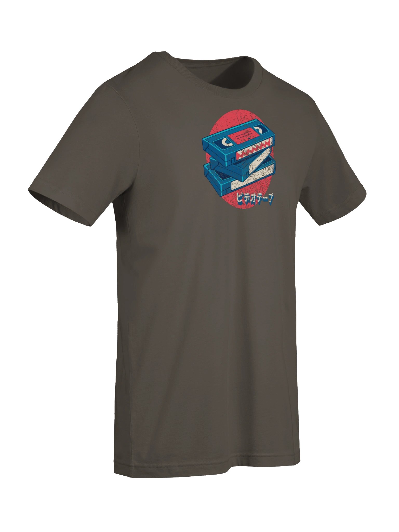 Retro VHS Stack in Japanese Katakana T-shirt product image (32)