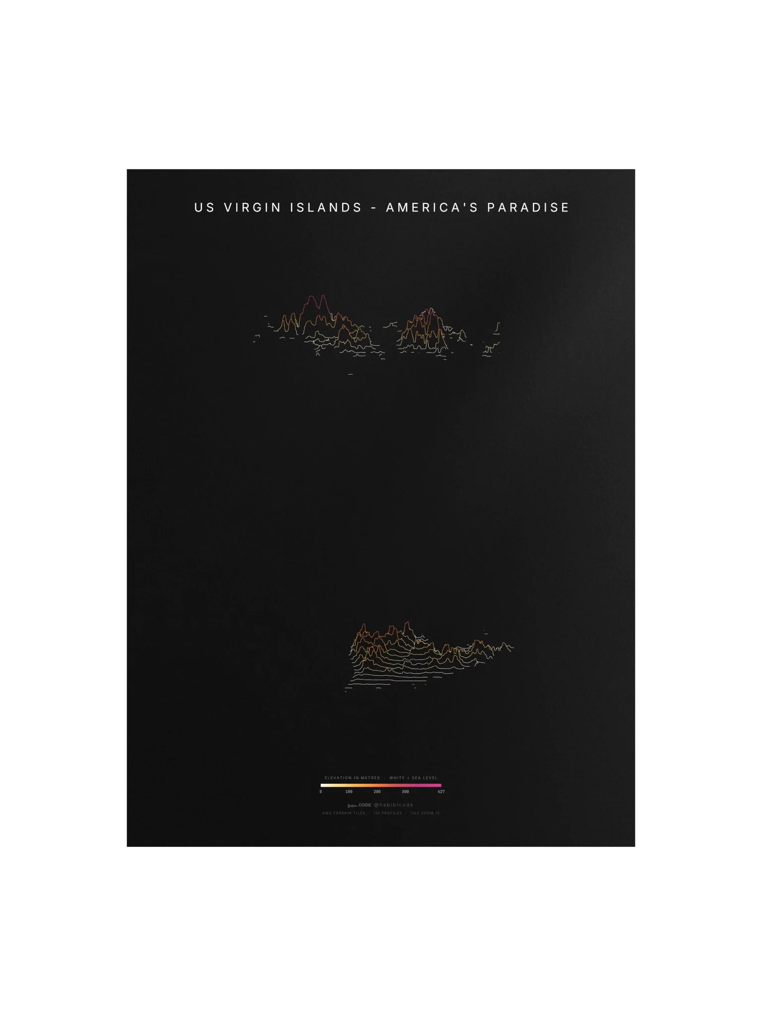 Ridgeline Poster - US Virgin Islands product image (1)