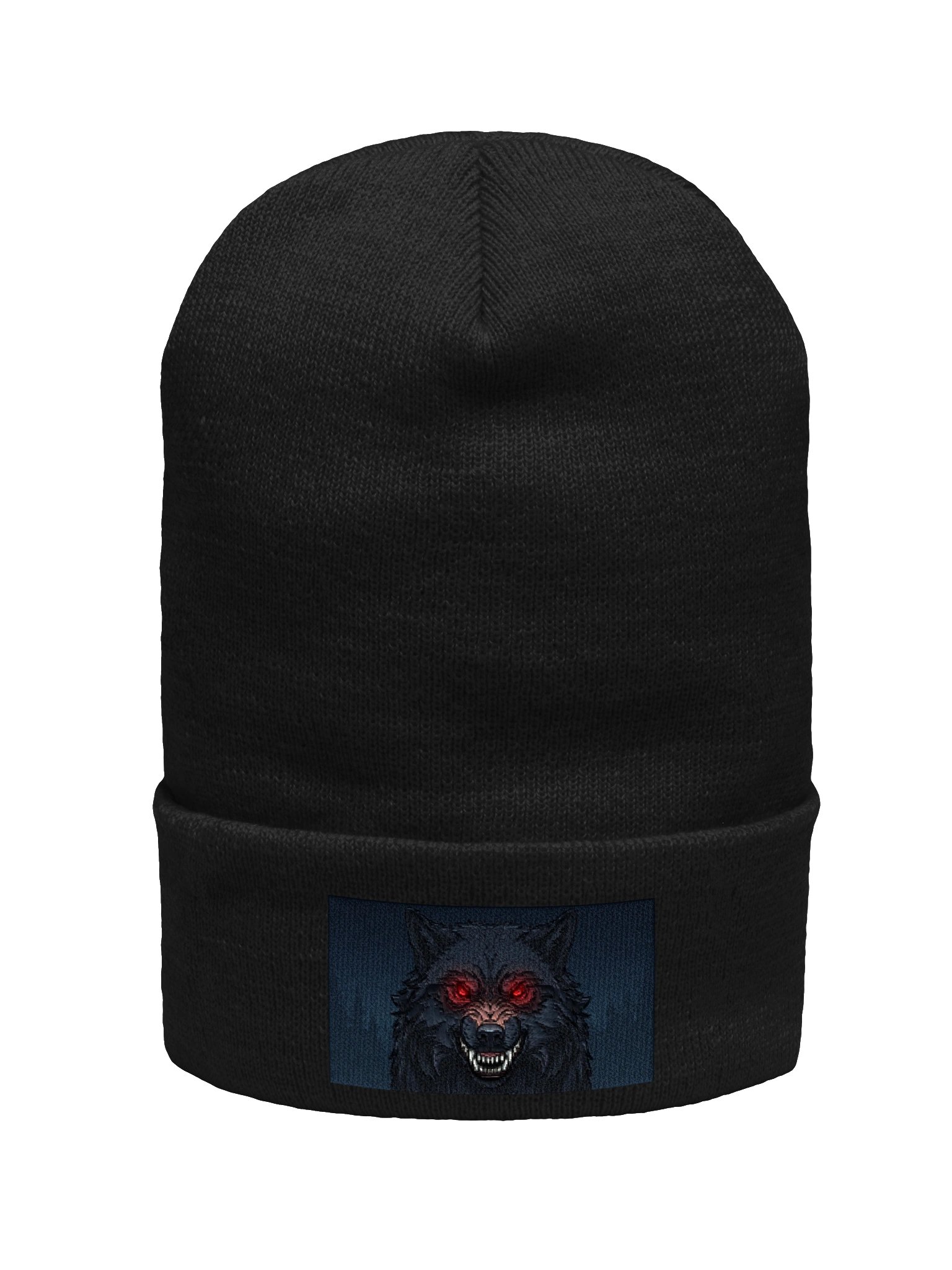 Blood Wolf Cuffed Beanie product image (7)