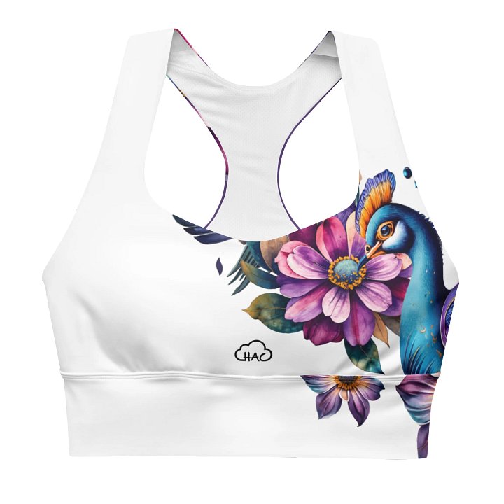 Peacock Recycled Longline Sports Bra product image (1)