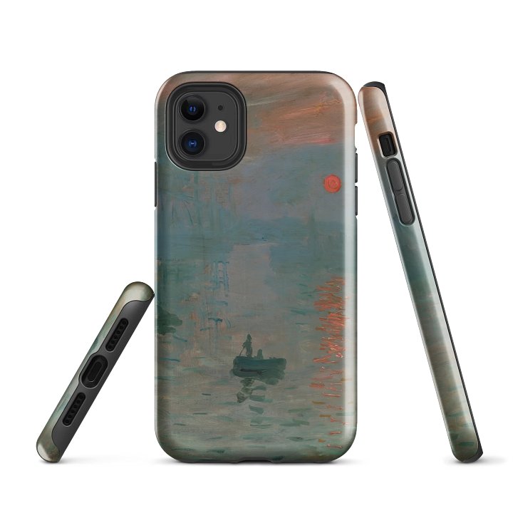 Monet – Impression, Sunrise (Impression, soleil levant) iPhone® Tough Case product image (1)